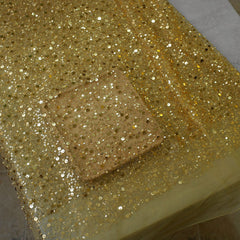 Sequined Pearl Embroidery Lace Asymmetric Single Sleeve Dress - Fashionner