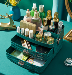 Desktop dustproof cosmetics storage box - Fashionner