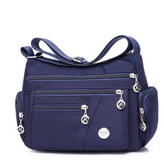 Ladies Multi-layer Square Fashion Women Shoulder Messenger Bag Waterproof Nylon Oxford Crossbody Bag Handbags - Fashionner