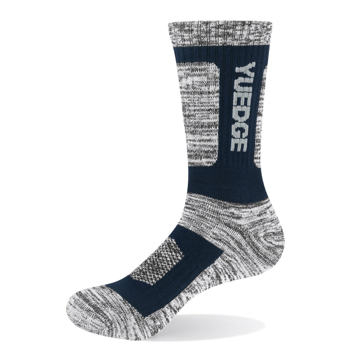 5 Pairs Of Men's Comfortable Breathable Pure Cotton Socks With Thickened Terry Bottom For Cycling Hiking Skiing Outdoor Sports Socks - Fashionner