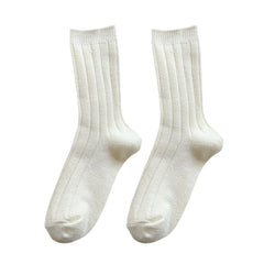 Solid Color Wool Socks Children - Fashionner