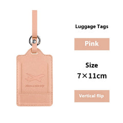 Customized Luggage Anti-lost Listing Tag Travel Boarding Consignment Label