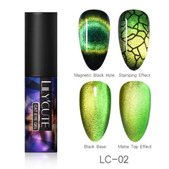Magic Wide Cat Eye Nail Polish - Fashionner