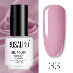 ROSALIND Gel Polish Set Manicure for Nails Semi Permanent Vernis top coat UV LED Gel Varnish Soak Off Nail Art Gel Nail Polish - Fashionner