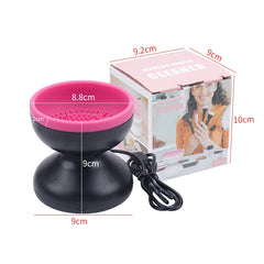Electric Makeup Brush Cleaner Machine Portable Automatic USB Cosmetic Brush Cleaner Tools For All Size Beauty Makeup Brushes Set - Fashionner