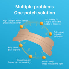 10/50PCS Breath Nasal Strips Right Aid Stop Snoring Nose Patch Good Sleeping Patch Product Easier Breath Sleep Aid Decive - Fashionner
