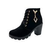 Rubber New Personalized Versatile High Heel Boots - Fashionner