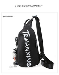 Chest Sports Student Shoulder All-match Boys Waist Bag Crossbody Small Female Messenger Bag Men - Fashionner
