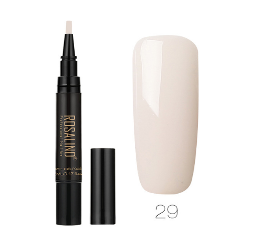 5ml Solid Color Nail Art Pen Nail Glue for Nail Art - Fashionner