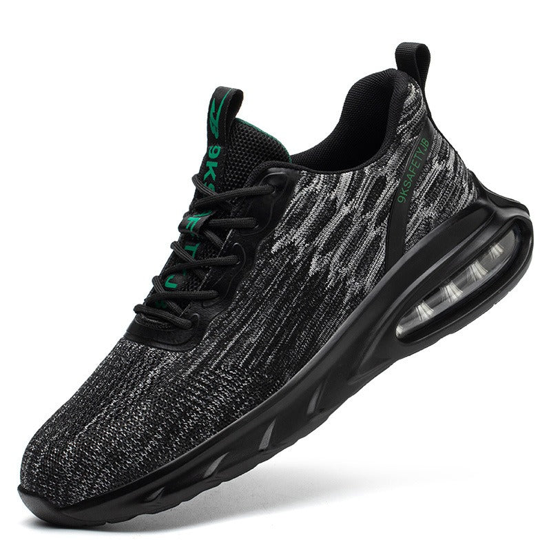 Summer Breathable Anti-Smash And Anti-Puncture Safety Shoes Wear-Resistant Breathable Work Shoes Safety Shoes - Fashionner