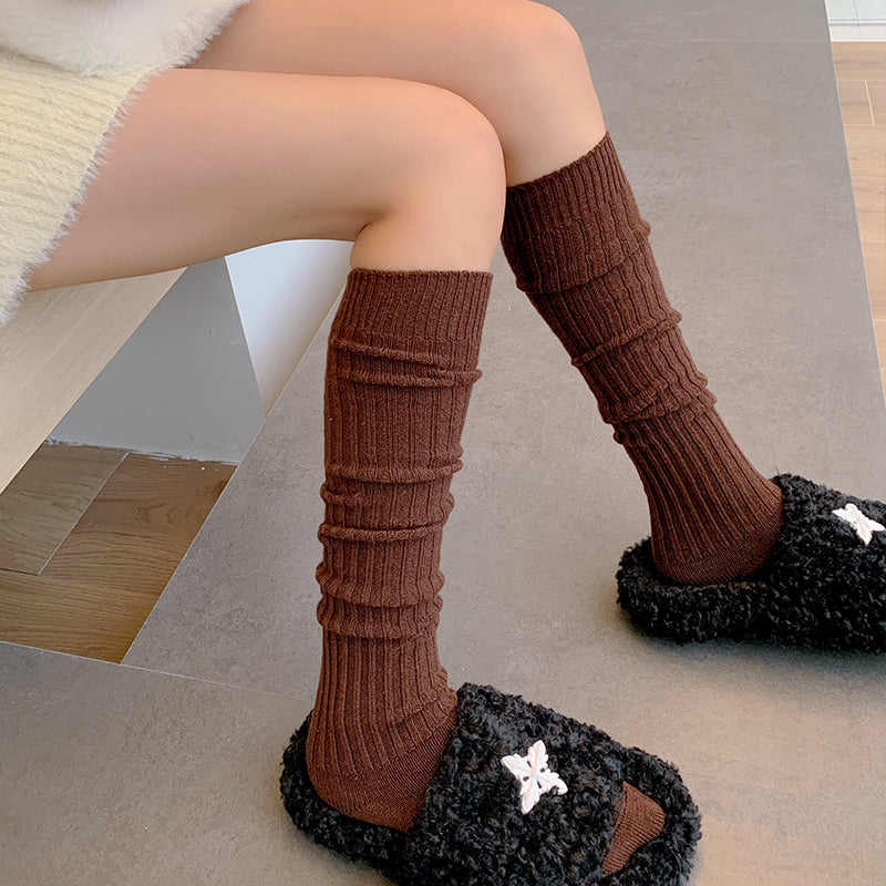 Simple Vertical Wool Stockings Fashion - Fashionner