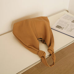 Women's Leather Handbag All-matching Underarm Bag - Fashionner