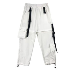 Detachable Two-way Wear Ankle Banded Working Pants Women - Fashionner