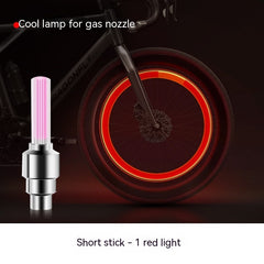 Neon Lights Tyre Wheel Valve Cap Light LED Car Tire Valve Caps Air Cover Tire Rim Valve Wheel Stem Cap Bike Light - Fashionner