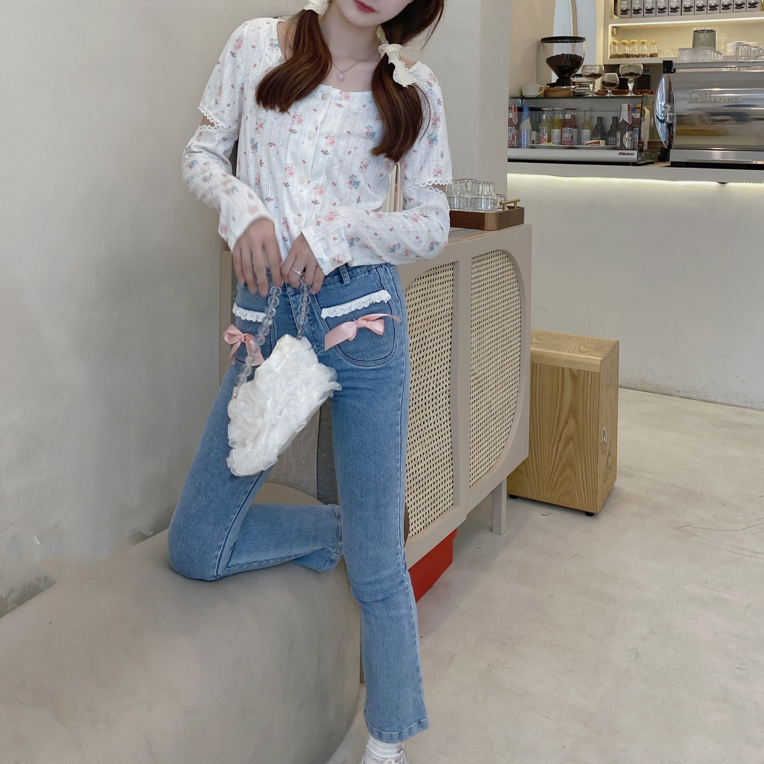 Design Slim Jeans Women Straight High Waist Stretch Cigarette Slim Long Pants - Fashionner