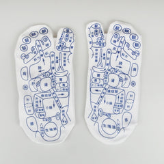 Reflexology Socks - Foot Massage Socks - Massage Relieve Tired Feet Socks Acupressure Foot Massager Reflexology Socks Foot Point Sock Foot Point Tool Physiotherapy Sock