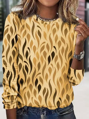 Women's Clothing Amazon European And American Milk Silk Round Neck Positioning - Fashionner