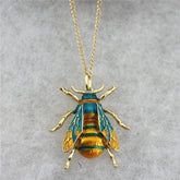 Bee pendant necklace