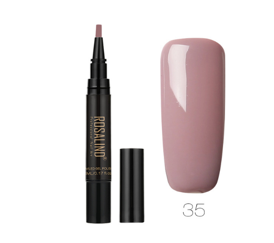 5ml Solid Color Nail Art Pen Nail Glue for Nail Art - Fashionner