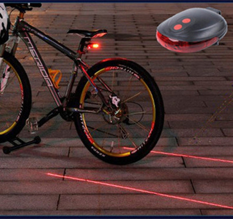 Bicycle Tail Light (5LED+2Laser) - Fashionner