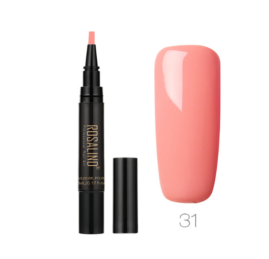 5ml Solid Color Nail Art Pen Nail Glue for Nail Art - Fashionner