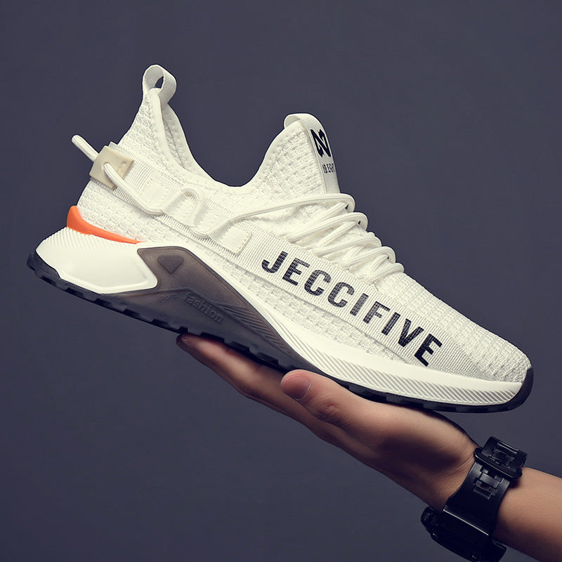 Extra Large Size Men's Shoes 45 Yards 46 Yards Summer Mesh Sneakers Men's 47 Yards 48 Yards 49 Yards Thick Bottom Heightening Old Shoes - Fashionner