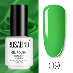 ROSALIND Gel Polish Set Manicure for Nails Semi Permanent Vernis top coat UV LED Gel Varnish Soak Off Nail Art Gel Nail Polish - Fashionner