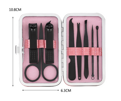 Manicure tool nail clipper 8 piece set - Fashionner