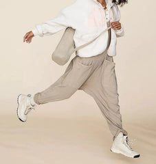 Summer Women's Loose Sleeveless Jumpsuits Spaghetti Strap Long Pant Romper Jumpsuit With Pockets Zipper - Fashionner