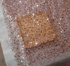 Sequined Pearl Embroidery Lace Asymmetric Single Sleeve Dress - Fashionner