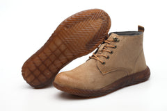 Winter Cotton Shoes Men's Steel Toe Cap Anti-Smash Anti-Piercing Wear-Resistant Non-Slip Work Plus Velvet Cold-Proof Shoes - Fashionner