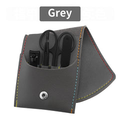 16pcs set Nail Clipper Cutter Trimmer Ear Pick Grooming Kit Manicure Set Pedicure Toe Nail Art Tools Set Kits with Bag - Fashionner