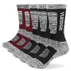 5 Pairs Of Men's Comfortable Breathable Pure Cotton Socks With Thickened Terry Bottom For Cycling Hiking Skiing Outdoor Sports Socks - Fashionner