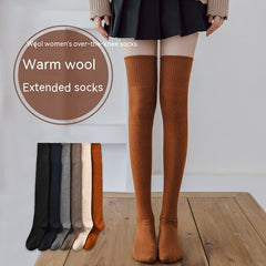 Extended Thickened Fleece-lined Warm Thick Socks - Fashionner