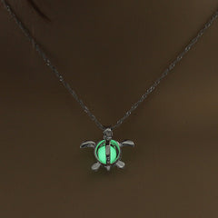 Fashion Moon Natural Glowing Stone Healing Necklace Women Gift Charm Luminous Pendant Necklace Jewelry - Fashionner