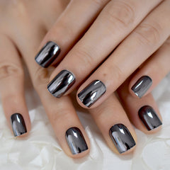 Metal false nails for women - Fashionner