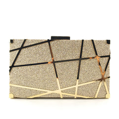 Luxury Handbags Bag Women Party Chain Glitter Gold Wedding Clutches Shoulder Bag - Fashionner