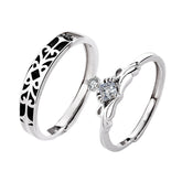 Princess And Knight Couple Ring