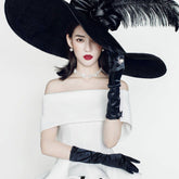 Bridal Ball Gloves Long Satin Wedding Dress Hepburn Gloves