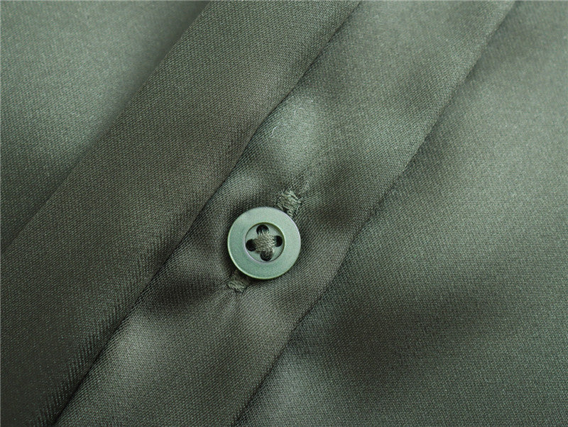 Autumn Fashion 2 Piece Sets Solid Women Wide Pants Wrist Sleeve Female Loose Shirt Suits Y2k Vintage - Fashionner