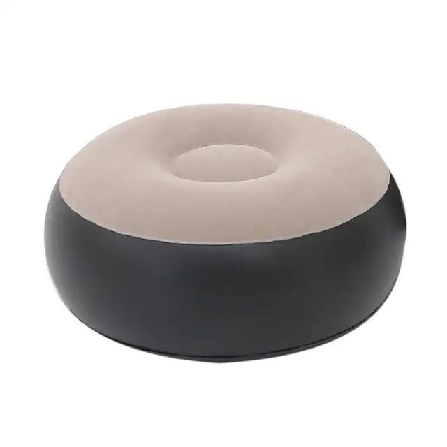 Iatable Air Mattress Lazy Sofa Deck Chair Comfortable Leg Stool Rest Single Beanbag for home and Outdoor Use - Fashionner