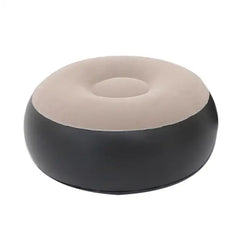 Iatable Air Mattress Lazy Sofa Deck Chair Comfortable Leg Stool Rest Single Beanbag for home and Outdoor Use - Fashionner