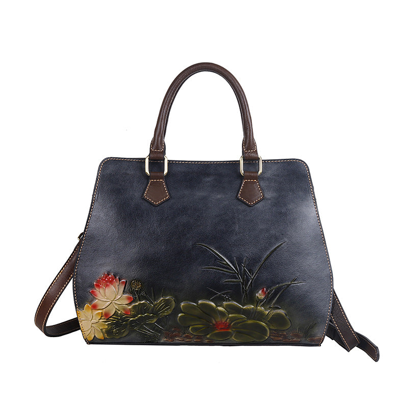 Original first layer cowhide handbags - Fashionner