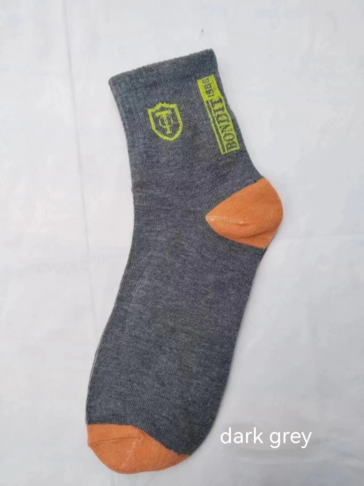 Sports Socks Men's Mid-calf Length Sock Deodorant And Sweat-absorbing Long Mid-calf - Fashionner