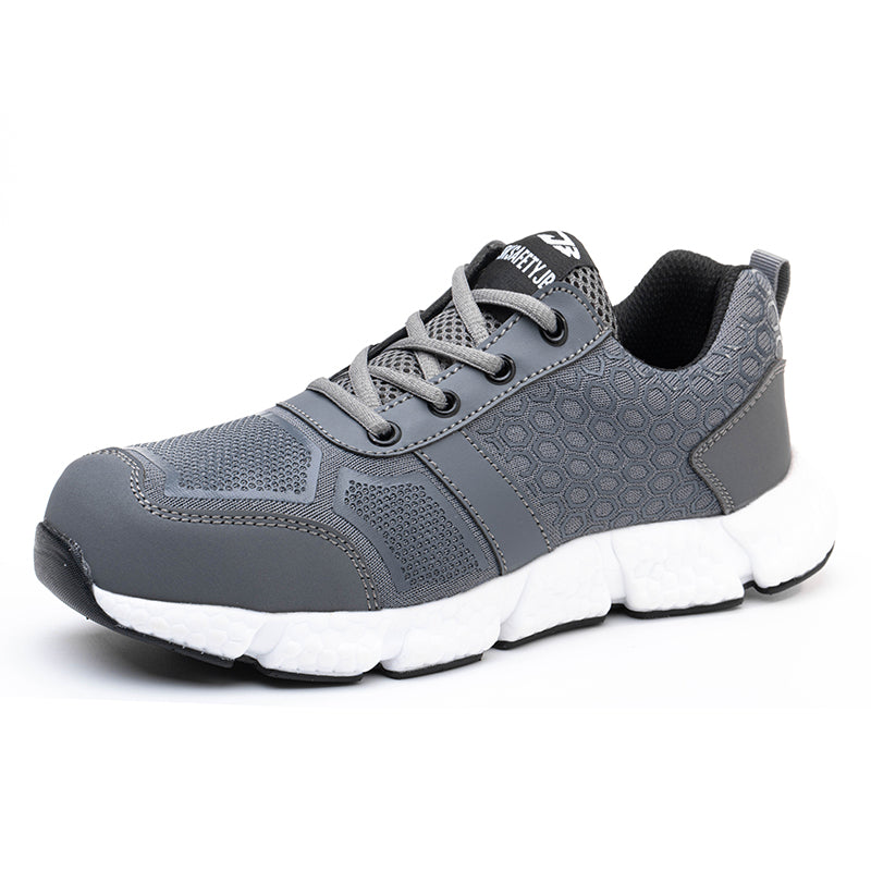 Men's Lightweight Breathable Sports Shoes Safety Shoes Safety Protection Anti-Smash And Anti-Stab Work Safety Shoes - Fashionner