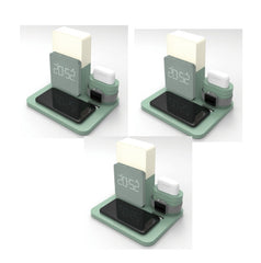 Digital LED Alarm Clock Night Light Magnetic Wireless Charger