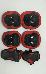 Adult Protector Six-piece Skating Shoe Protector Balance Car Roller Skating Bicycle Adult Professional Fall Protection Knee Protection Set - Fashionner