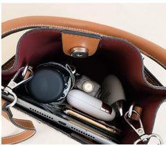 Handheld bucket small bag Korean version crossbody shoulder bag