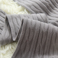 College Style Slim And Tall Looking Over The Knee Women Twist Long Cotton Socks - Fashionner