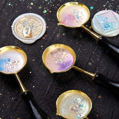 Fire Lacquer Seal Gold Powder Fire Lacquer Cream Glitter Beads